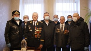 Поздравили Ветерана ВОВ Егорова Михаила Федоровича с 99 - летним юбилеем